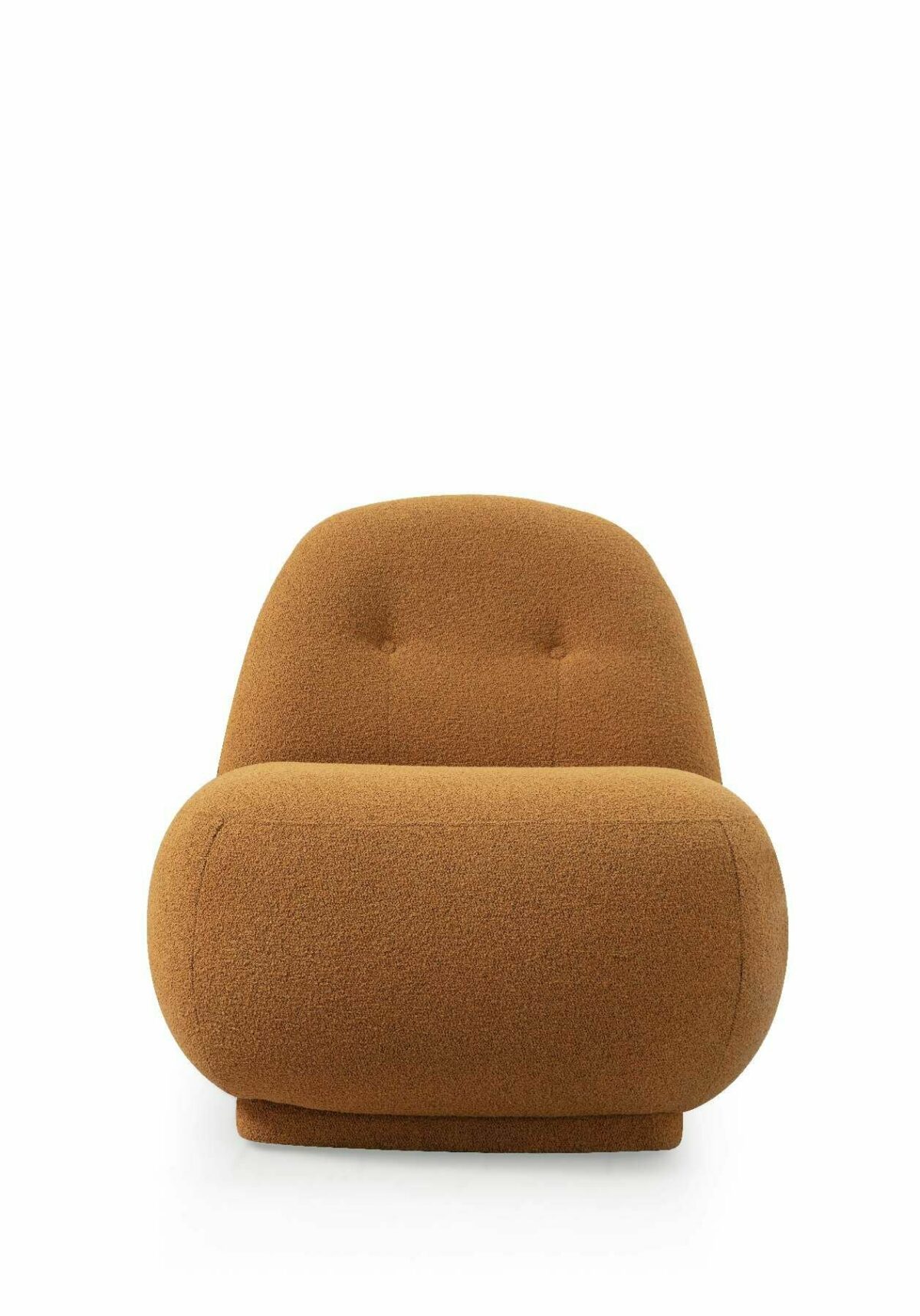 كرسي كنب 1+1 باللون الخردل والأبيض موديل Panda - Image 3