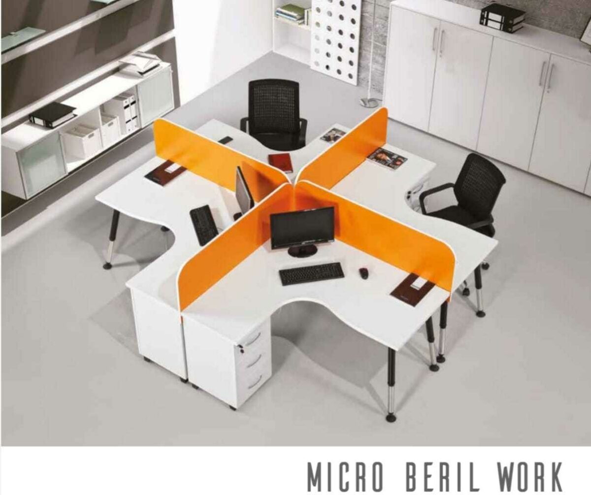طاولة الموظفين موديل Micro - Image 1
